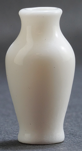 Dollhouse Miniature White Vase